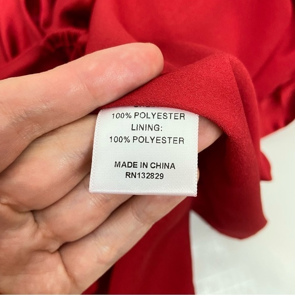 Lovers and Friends Corinne Mini Dress in Cherry Red XL - Picture 11 of 12